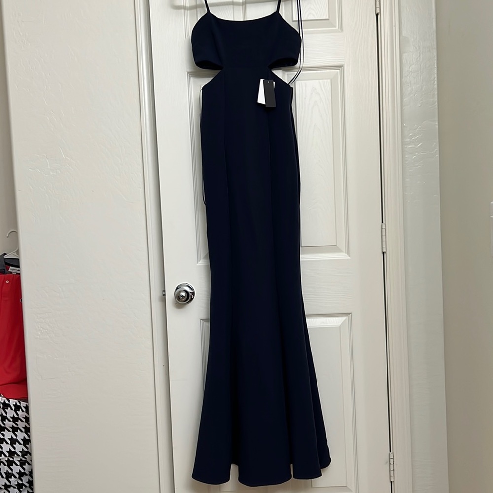 COPY - Navy blue mermaid/ trumpet gown size Xs